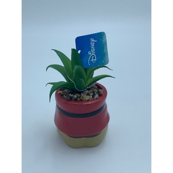 Disney Grumpy Ceramic mini planter with Faux Succulent - Picture 2 of 5